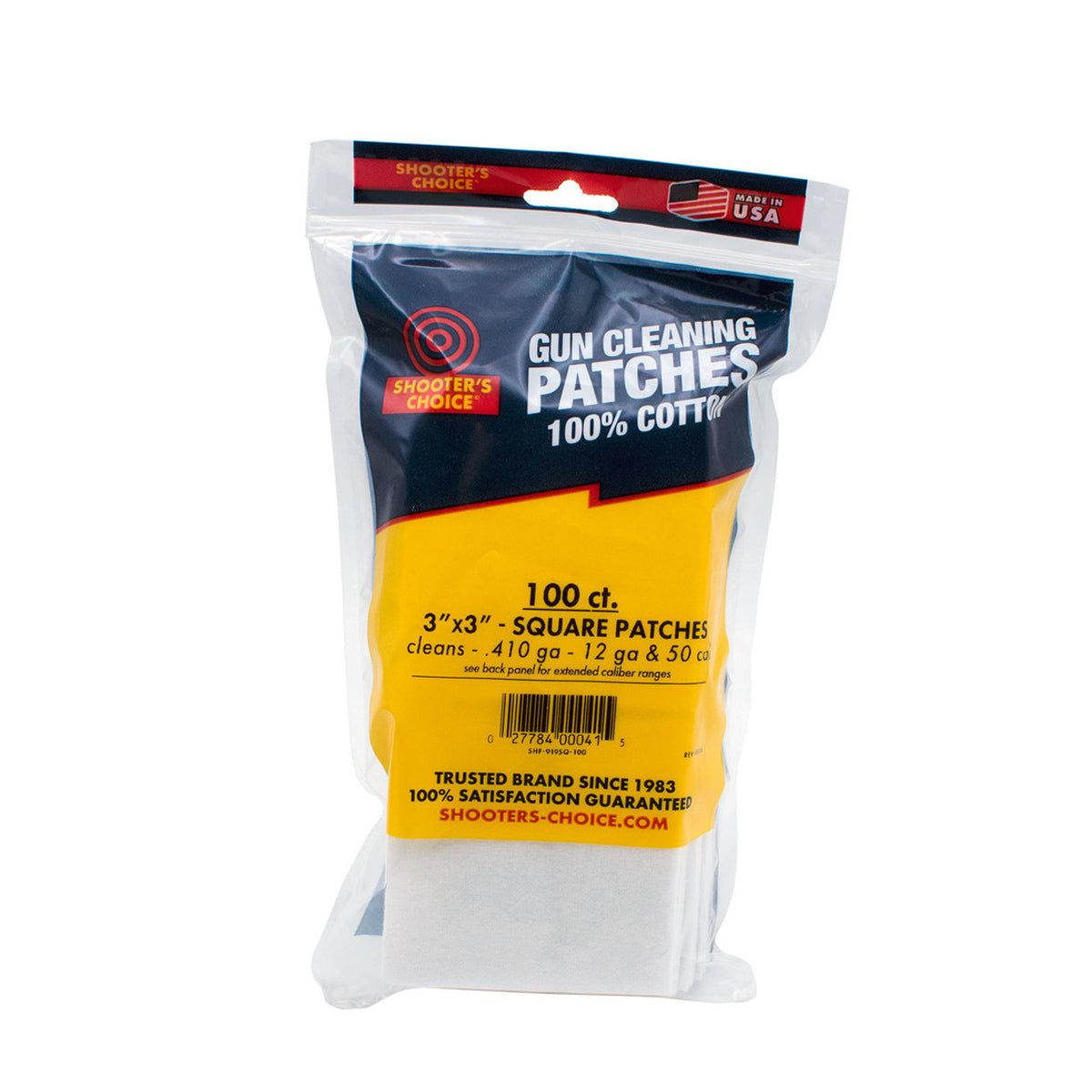 Shooter's Choice Cleaning Patches in  by GOHUNT | Shooter's Choice - GOHUNT Shop