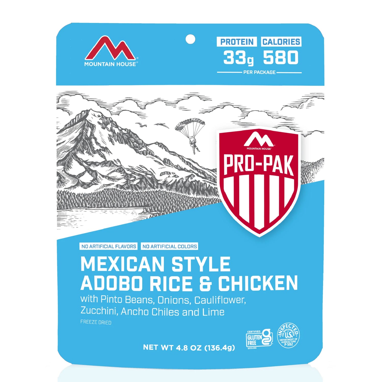 Mountain House Mexican Style Adobo Rice & Chicken Pro-Pak in  by GOHUNT | Mountain House - GOHUNT Shop