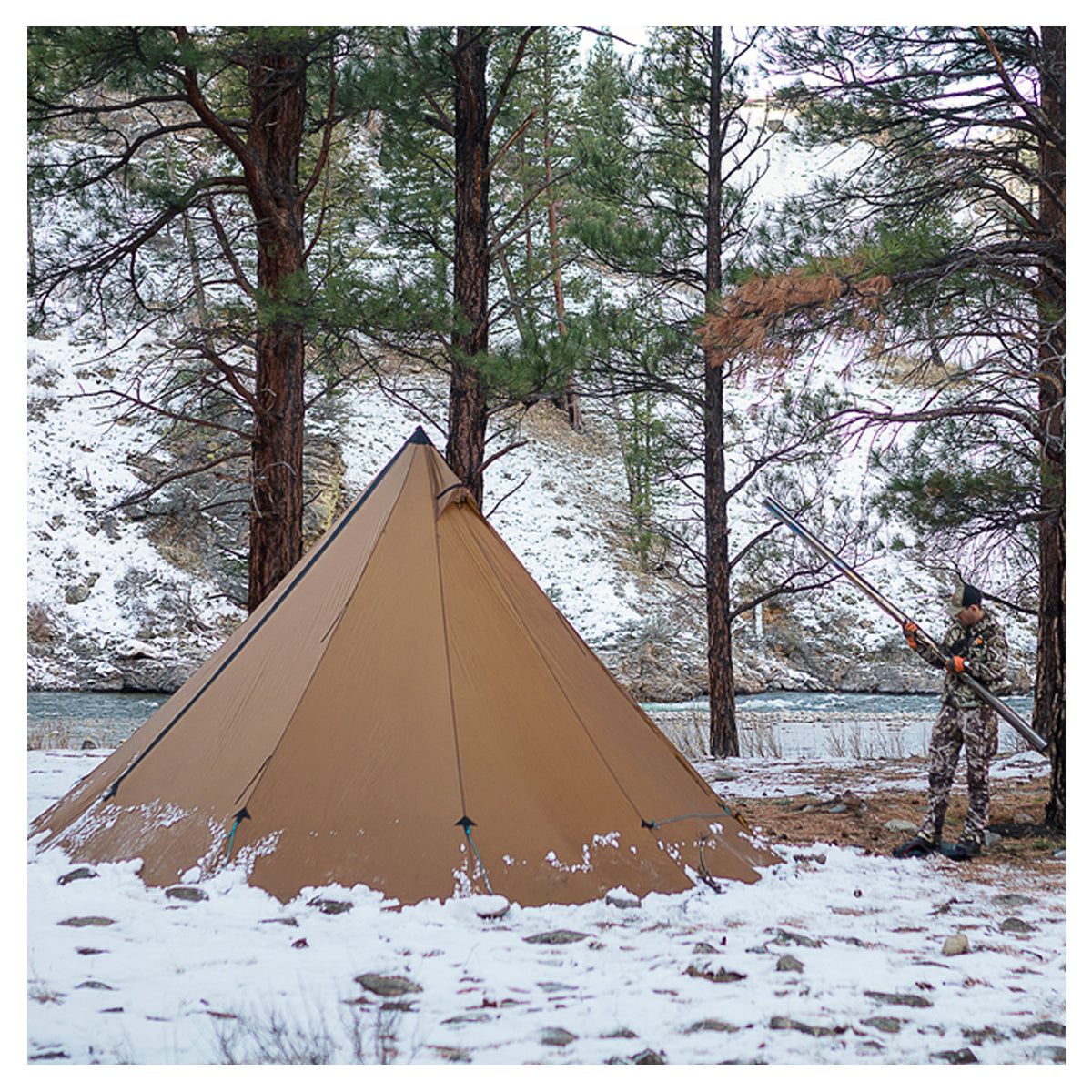 Seek Outside 8 Person Tipi Shelter by Seek Outside | Camping - goHUNT Shop