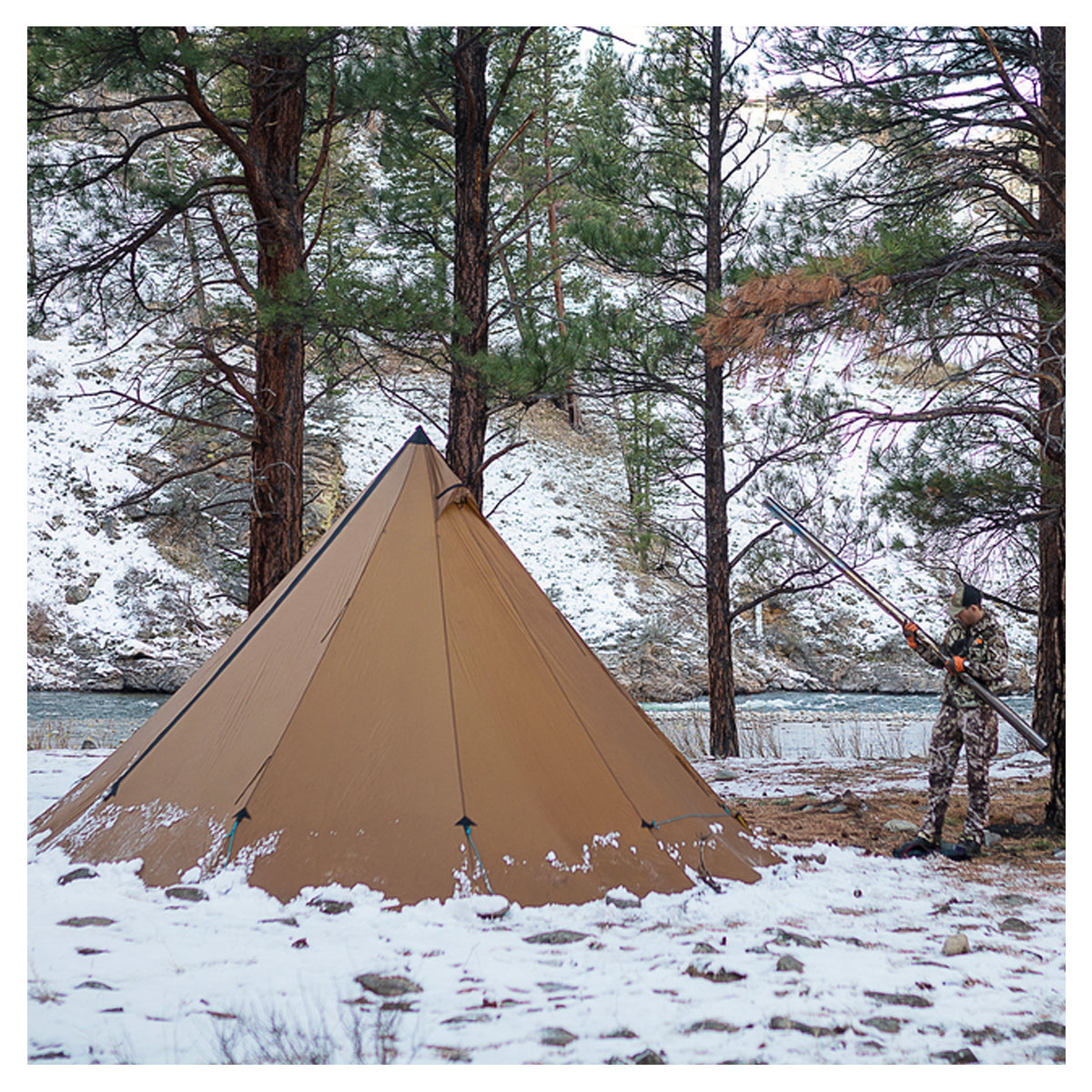 camping 8 man tent Seek Outside 8 Person Tipi Shelter