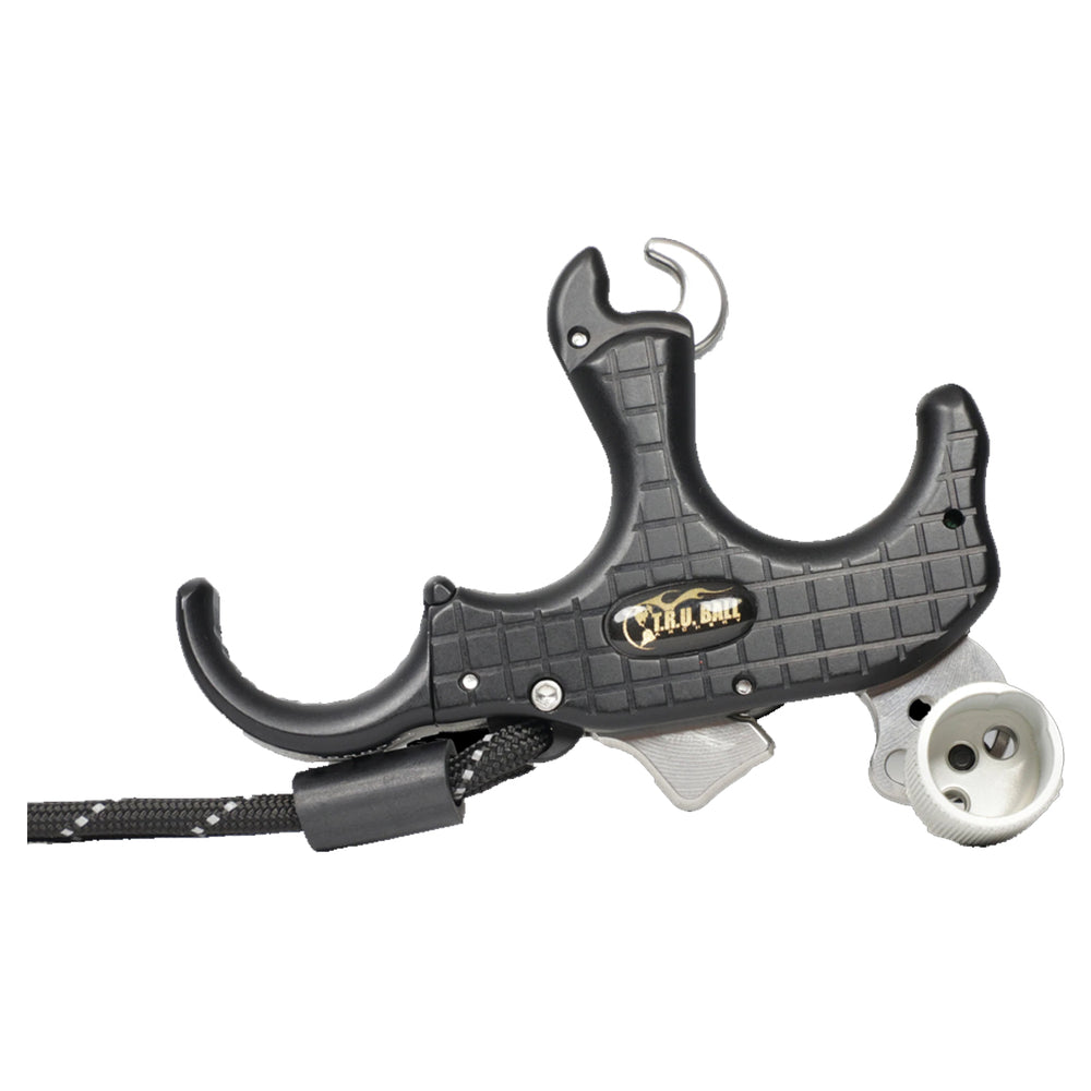 SHARROW Décocheur Tir à L'Arc Compound 4 Doigts - Release Aid Pouce Alliage Aluminium Avec D-Loop Métal - Précision Maximale