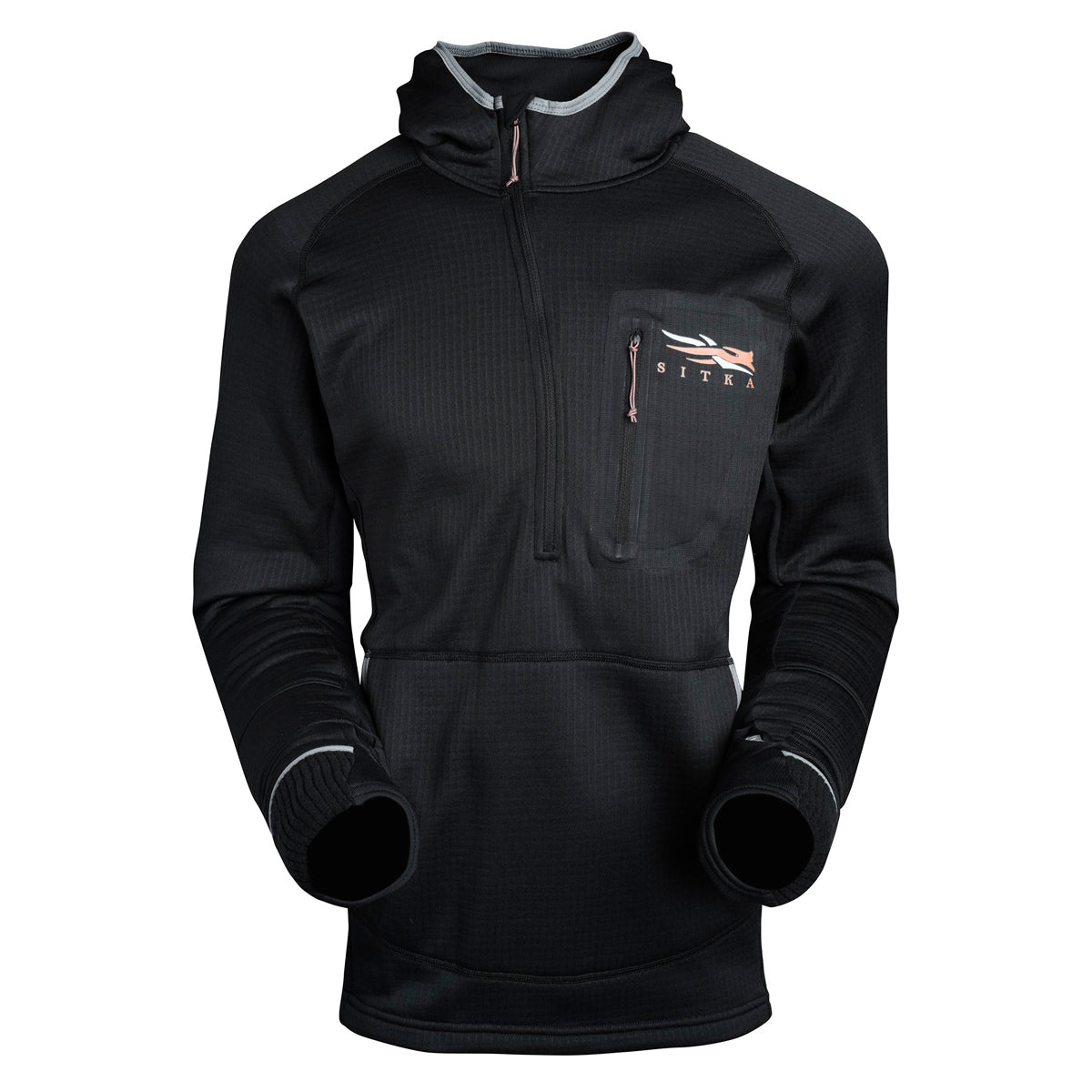 fanatic gear Sitka Men's Fanatic Hoody, Black, XL