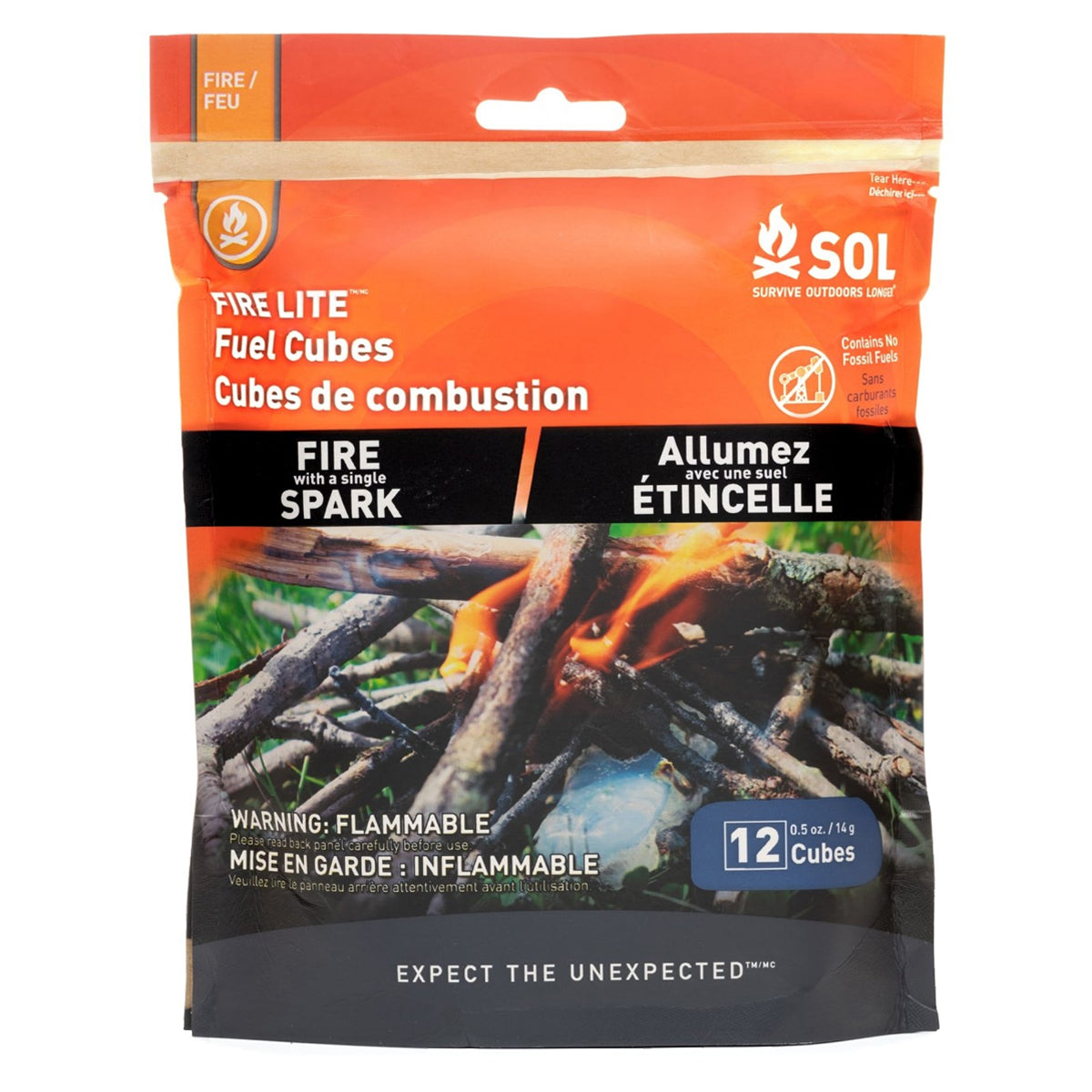 S.O.L Survive Outdoors Longer Fire Lite Fuel Cubes