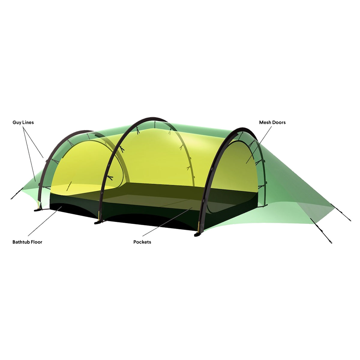 Hilleberg Helags 2 Person Tent in  by GOHUNT | Hilleberg - GOHUNT Shop
