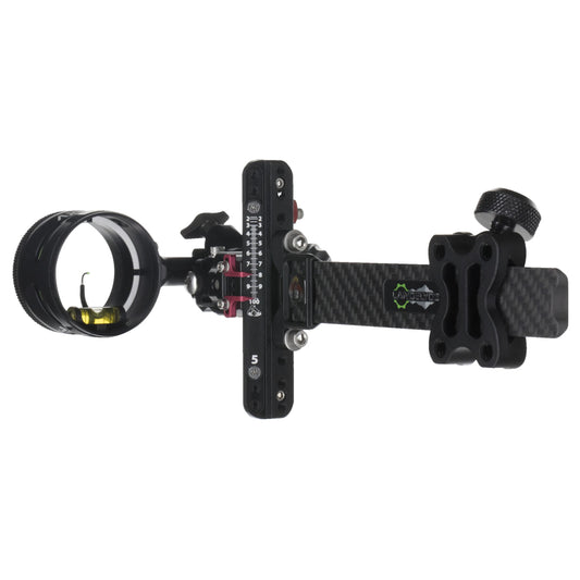 Axcel Landslyde Plus Carbon Pro Slider Sight AV-41 Scope 1 Pin Bow Sight