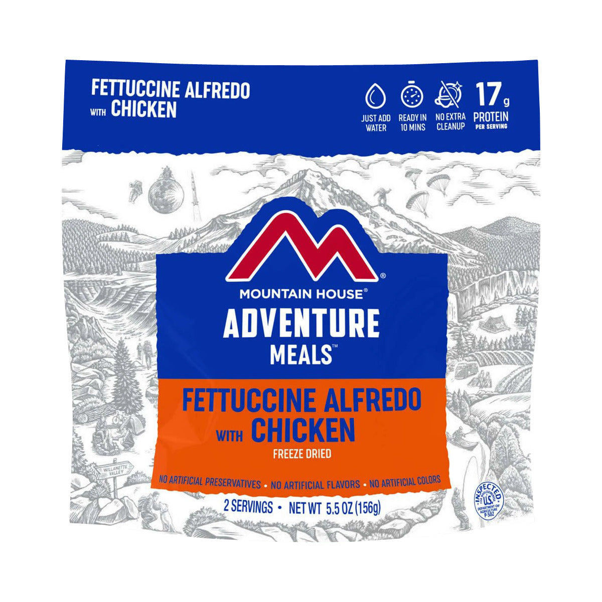 Mountain House Fettuccine Alfredo with Chicken in  by GOHUNT | Mountain House - GOHUNT Shop
