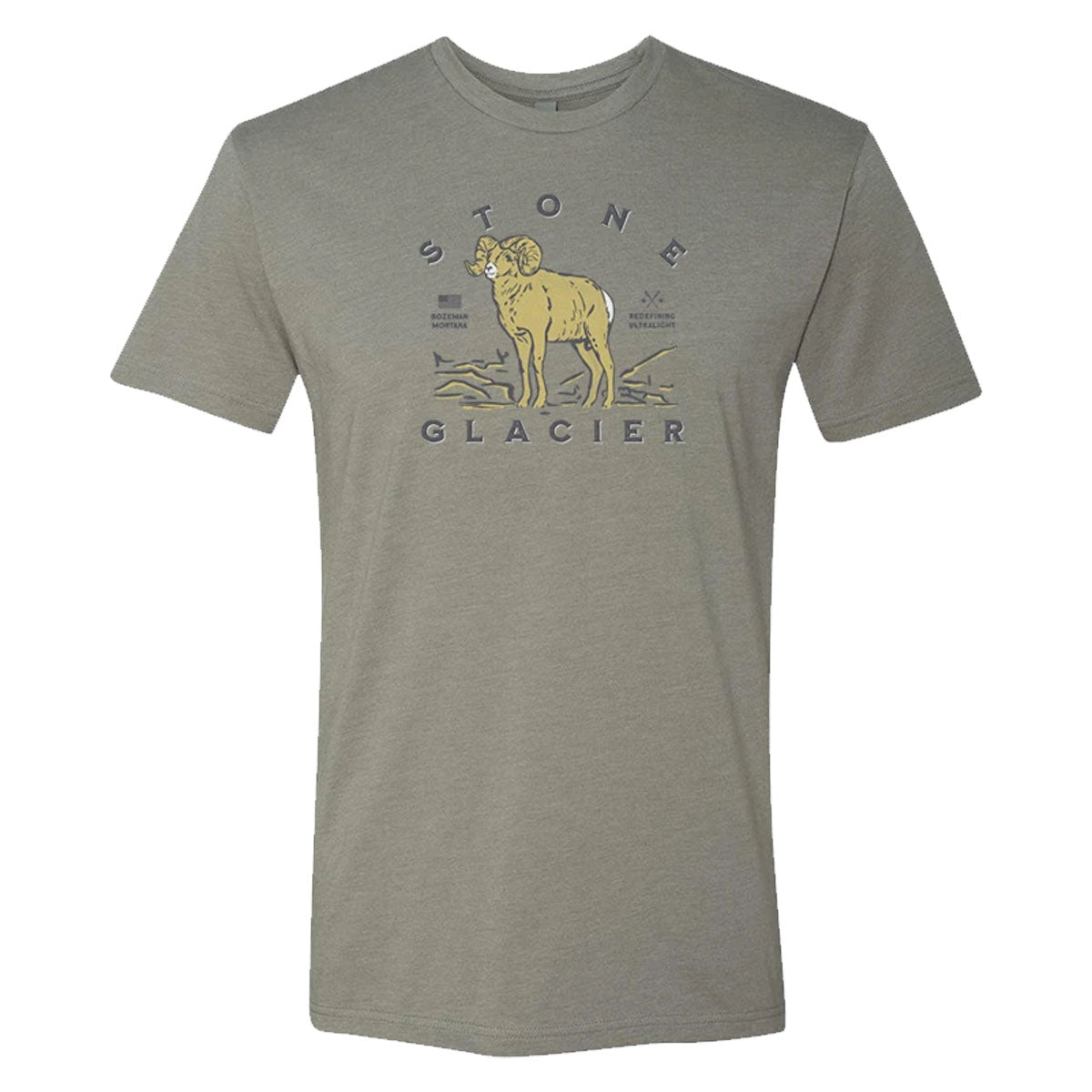 Stone Glacier Golden Ram T-Shirt in  by GOHUNT | Stone Glacier - GOHUNT Shop