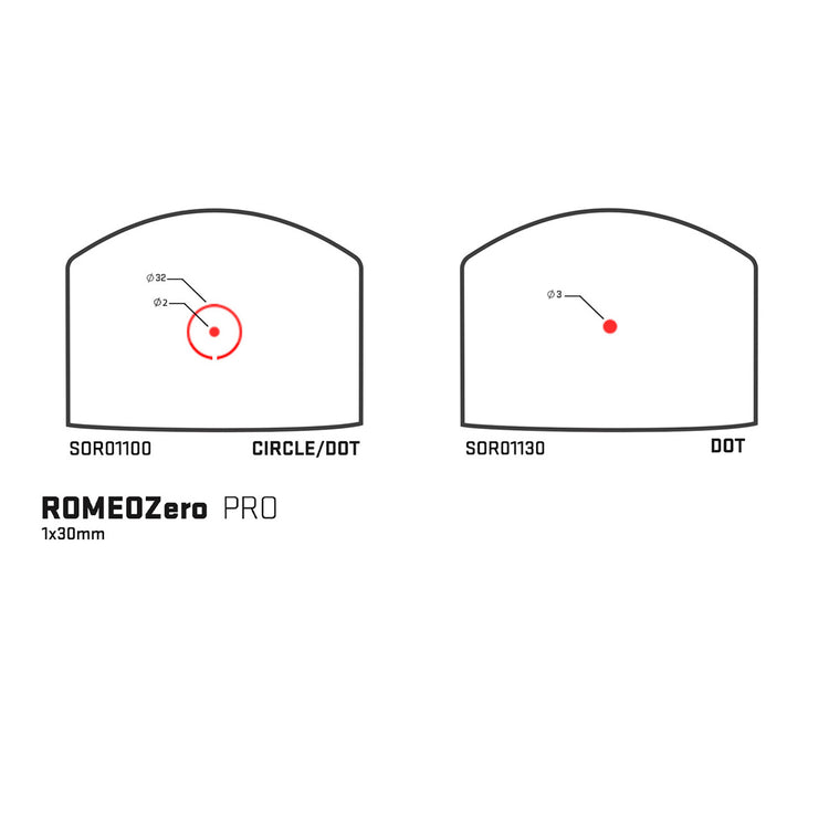 Sig Sauer ROMEOZero-PRO 1x30mm Red Dot Sight | Shop at GOHUNT