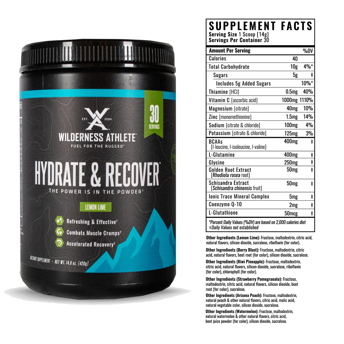 Wilderness Athlete Hydrate & Recover Tub | Shop at GOHUNT