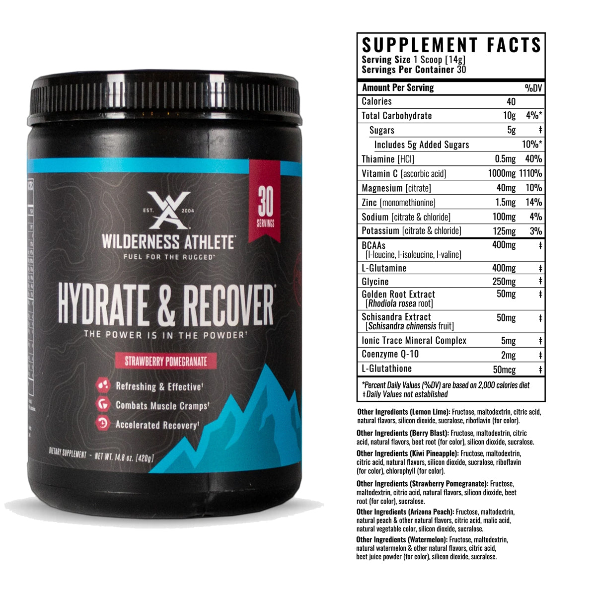 Wilderness Athlete Hydrate & Recover Tub in  by GOHUNT | Wilderness Athlete - GOHUNT Shop