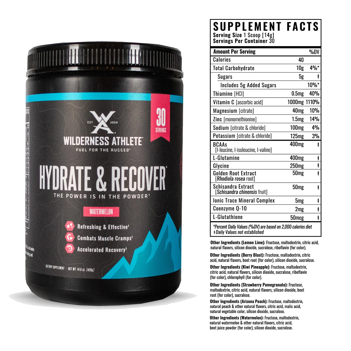 Wilderness Athlete Hydrate & Recover Tub | Shop at GOHUNT