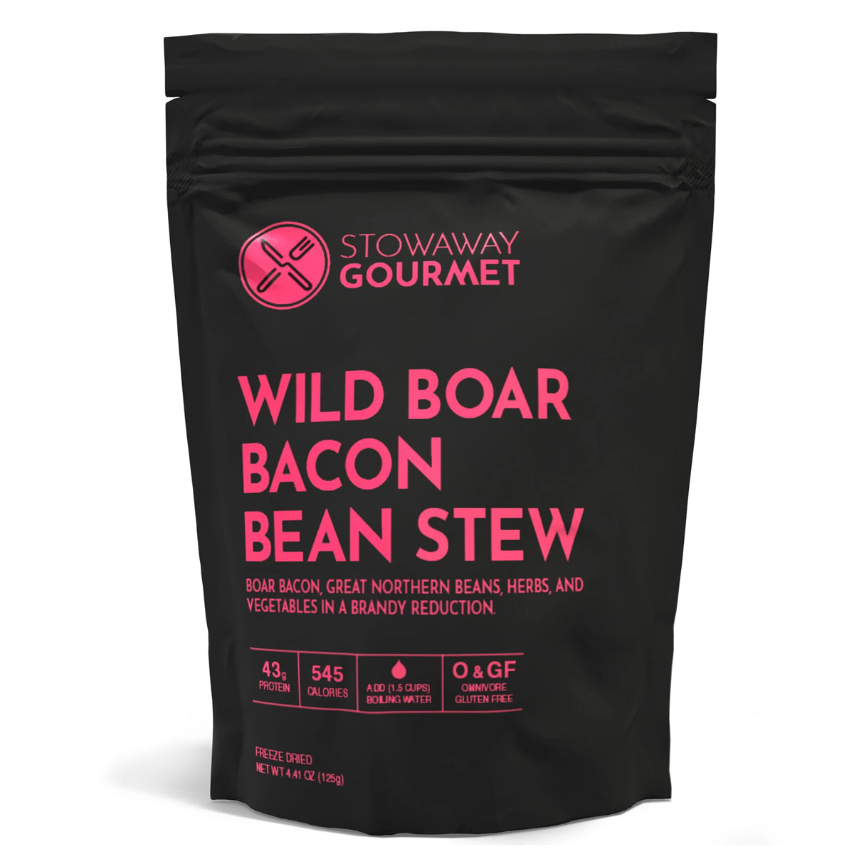 Stowaway Gourmet Wild Boar Bacon Bean Stew