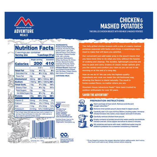 Another look at the Mountain House Chicken & Mashed Potatoes