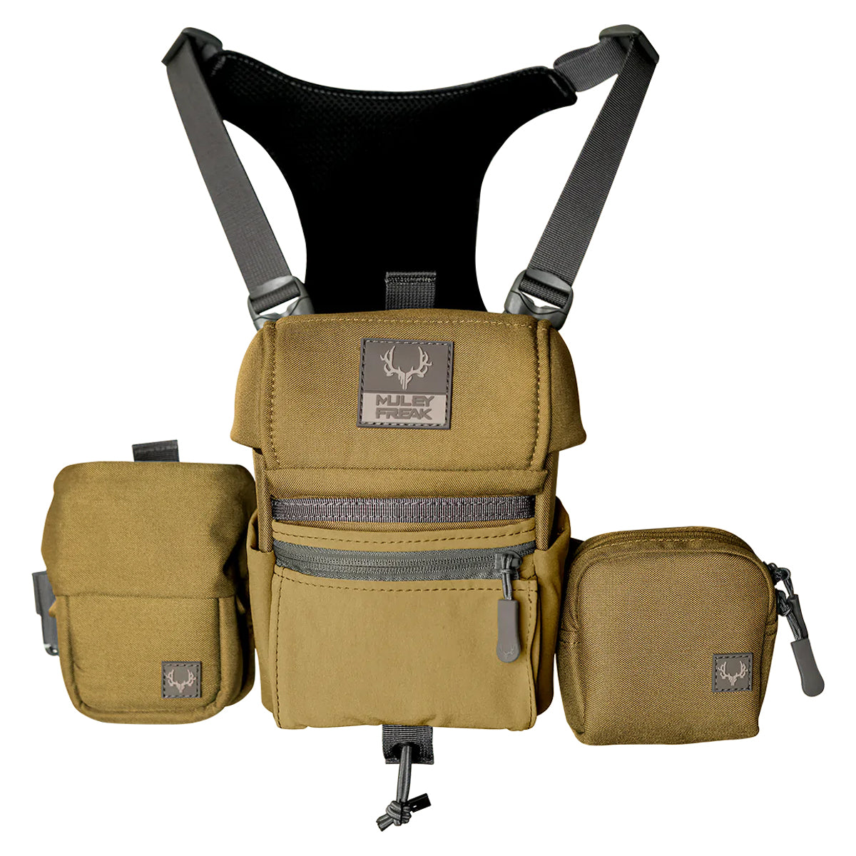 Muley Freak Game Changer Bino Harness System in Coyote Brown by GOHUNT | Muley Freak - GOHUNT Shop