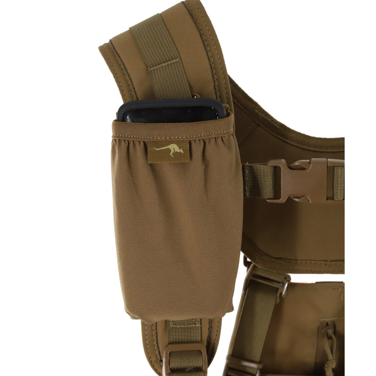 Universal Shoulder Strap Pocket - Mesh Coyote Brown