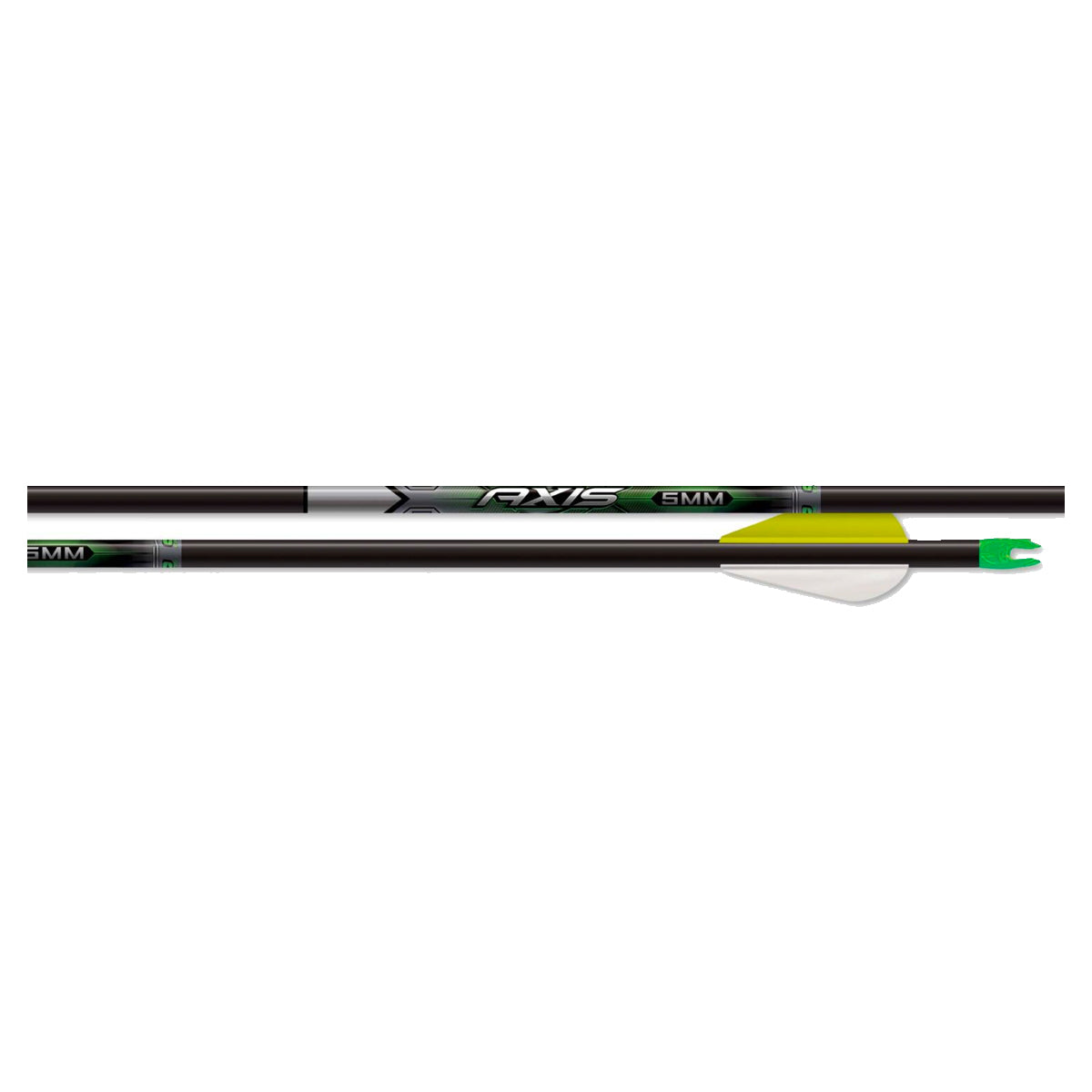 Easton 5mm Axis Pre-Fletched Arrows - 6 Count in  by GOHUNT | Easton - GOHUNT Shop
