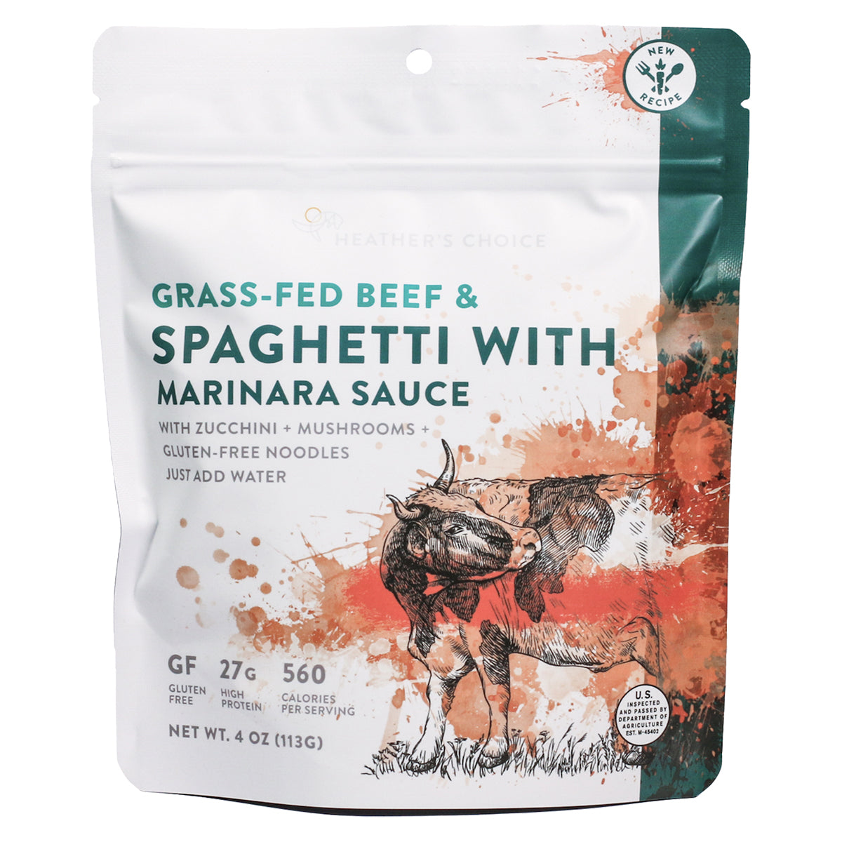 Heather's Choice Grass-Fed Beef Marinara with Spaghetti Dinner in  by GOHUNT | Heather's Choice - GOHUNT Shop