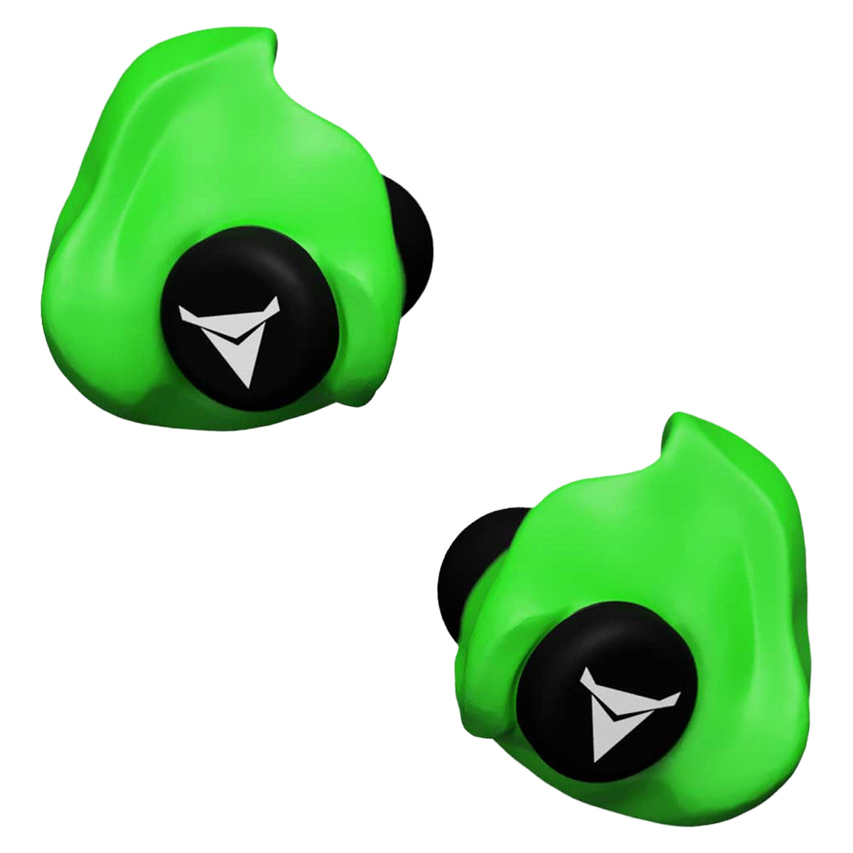 Decibullz Custom Molded Earplugs in Green by GOHUNT | Decibullz - GOHUNT Shop