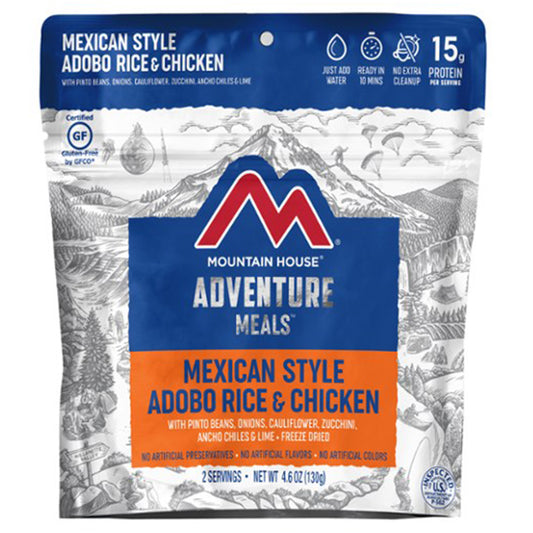 Mountain House Mexican Style Adobo Rice & Chicken by Mountain House | Camping - goHUNT Shop