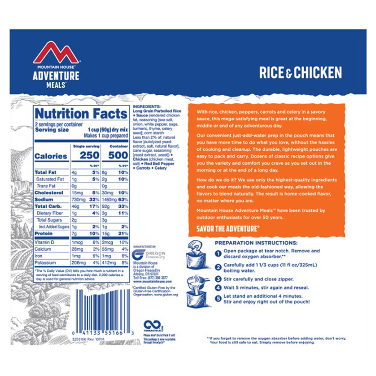 Mountain House Rice & Chicken in Mountain House Rice & Chicken by Mountain House | Camping - goHUNT Shop by GOHUNT | Mountain House - GOHUNT Shop