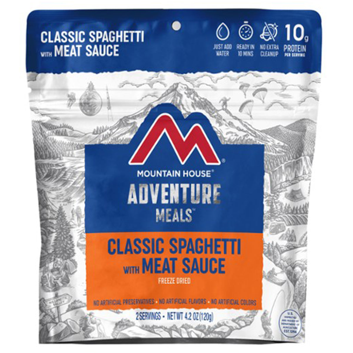 Mountain House Classic Spaghetti with Meat Sauce in Mountain House Classic Spaghetti with Meat Sauce - goHUNT Shop by GOHUNT | Mountain House - GOHUNT Shop