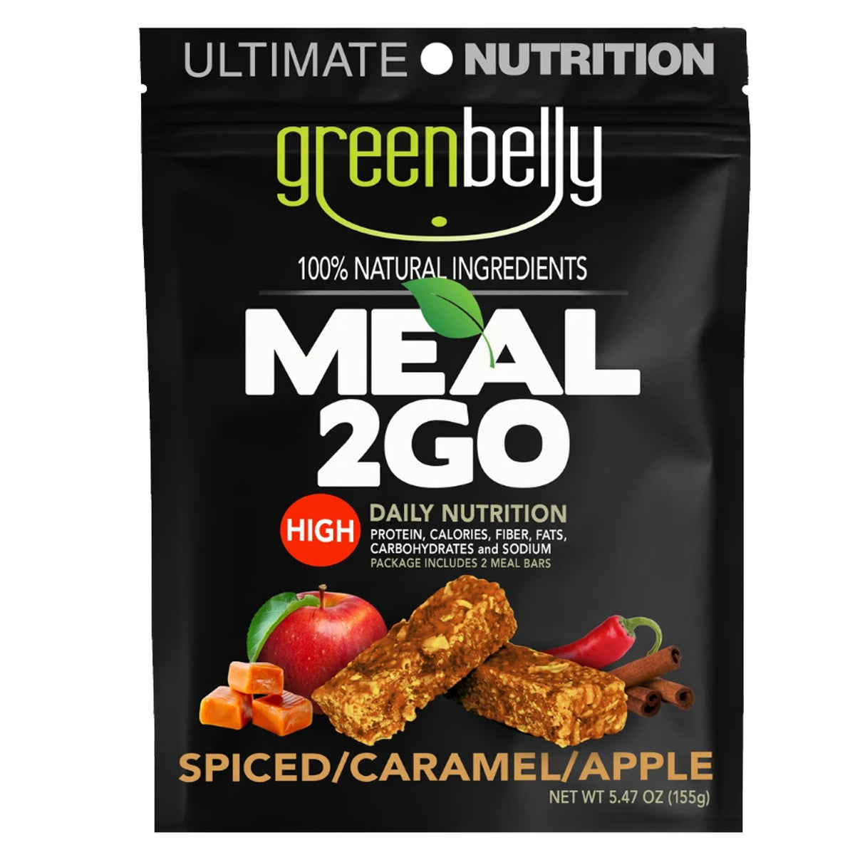 Greenbelly Meals Spiced Caramel Apple Bars in  by GOHUNT | Greenbelly Meals - GOHUNT Shop