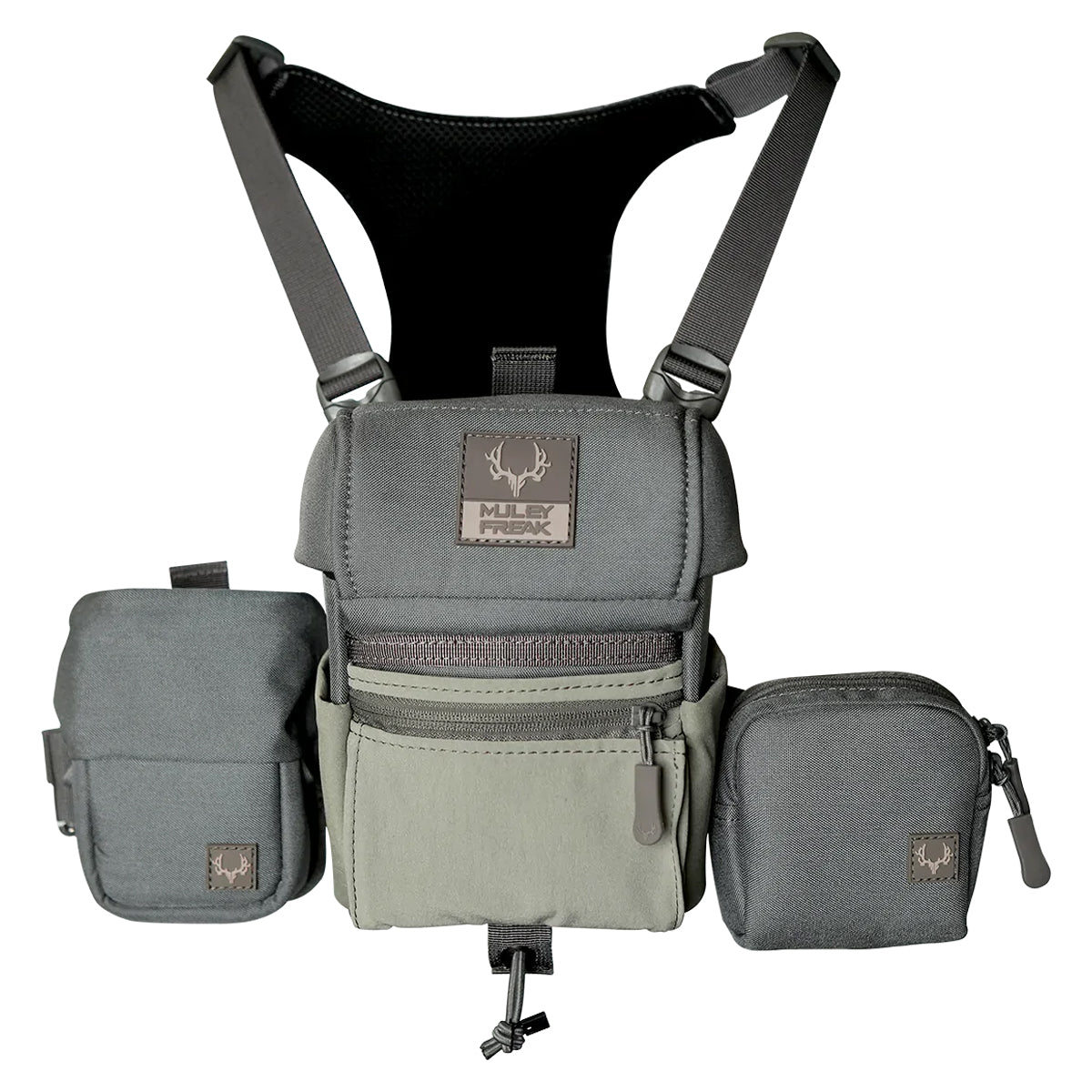 Muley Freak Game Changer Bino Harness System in Wolf Gray by GOHUNT | Muley Freak - GOHUNT Shop